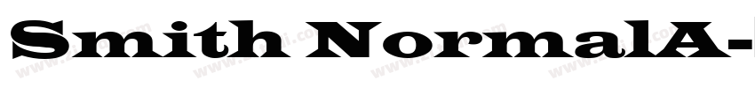 Smith NormalA字体转换